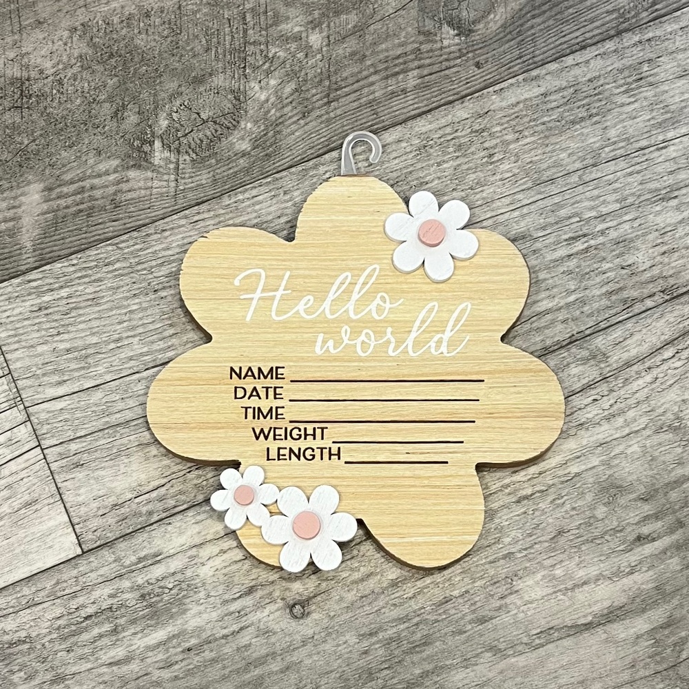 Baby Announcement Sign